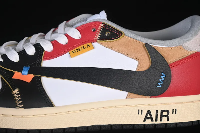 All Categories Air Jordan Jordan Series Basketball Shoes Air Jordan 1 Low High-end Customized Low-top Sneakers Travis Scott x Air Jordan 1 Low OG AJ1 Joe 1 Joint Overhook